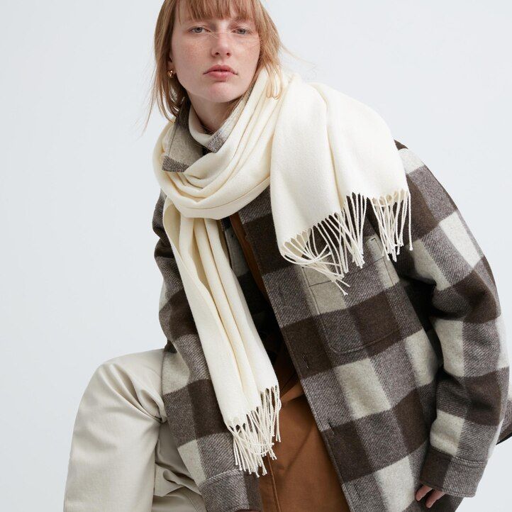 Grey Uniqlo Heattech Scarf | MFPBL-1546