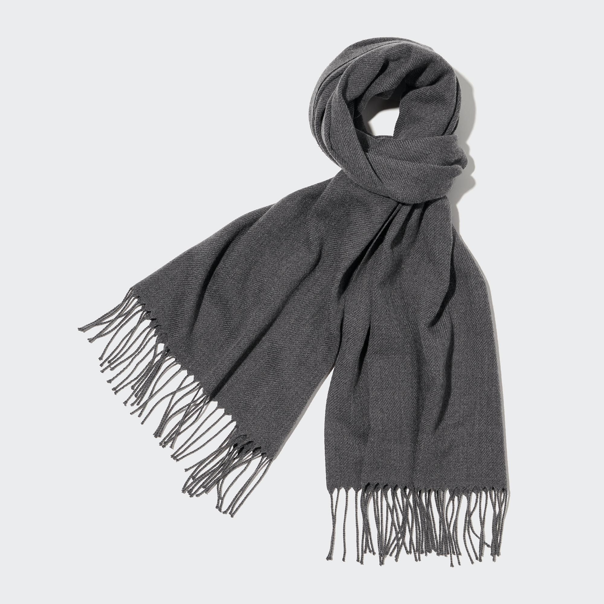 Grey Uniqlo Heattech Scarf | MFPBL-1546