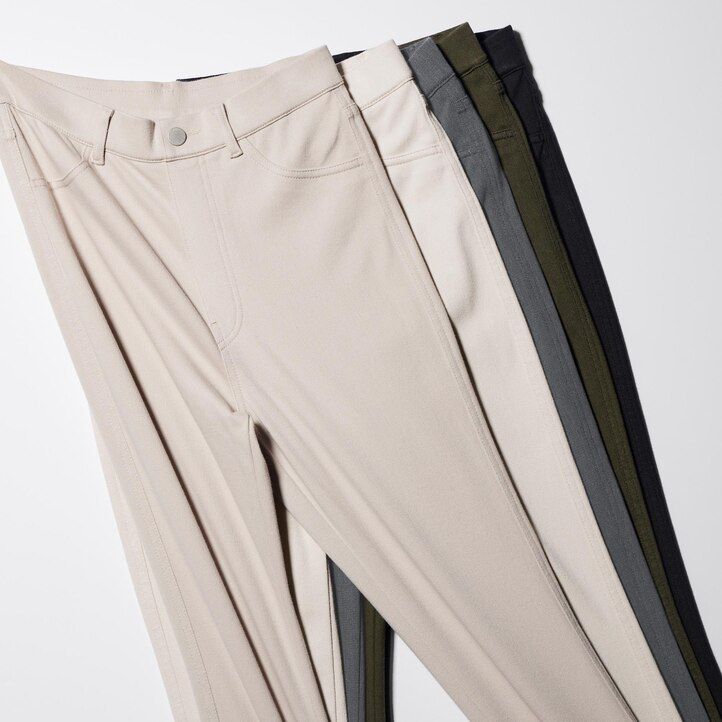 Grey Uniqlo Heattech Ultra Stretch High Rise Leggings Trousers | VNRTJ-1867
