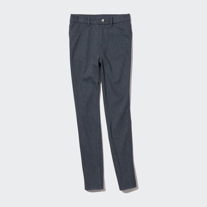 Grey Uniqlo Heattech Ultra Stretch High Rise Leggings Trousers | VNRTJ-1867