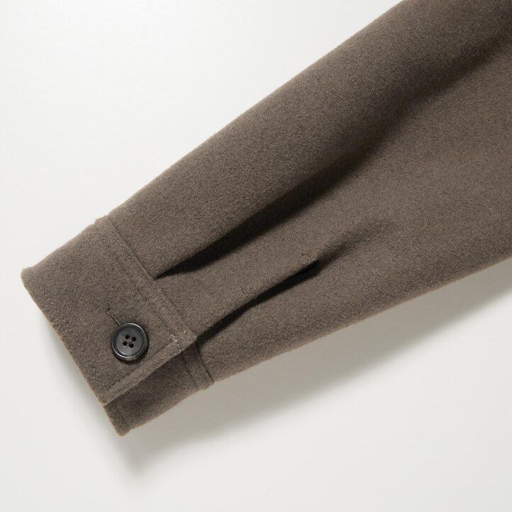 Grey Uniqlo Overshirt Jacket | YIBNU-1237