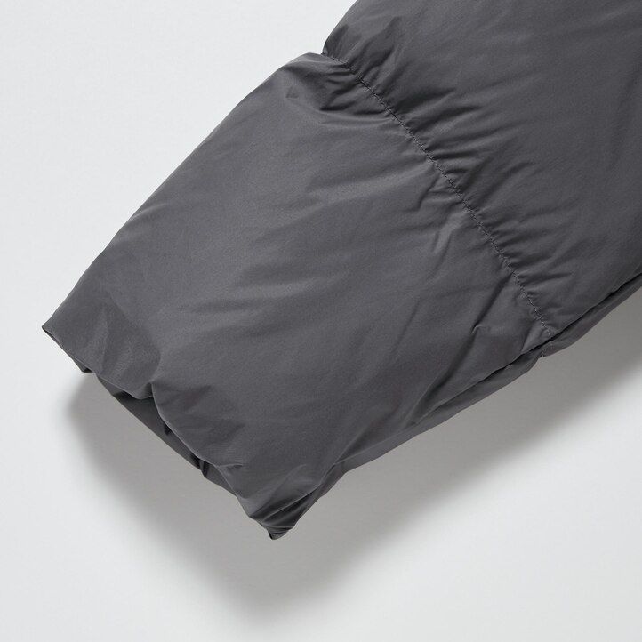 Grey Uniqlo Powder Soft Down Jacket Nanodesign | AJHVS-6043