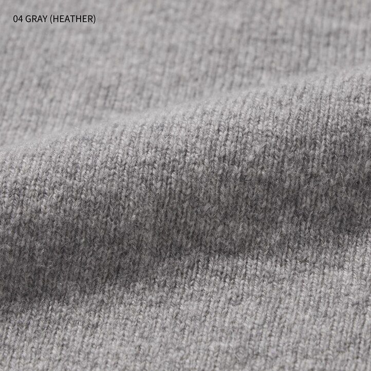 Grey Uniqlo Premium Lambswool V Neck Cardigan | NGALH-5367