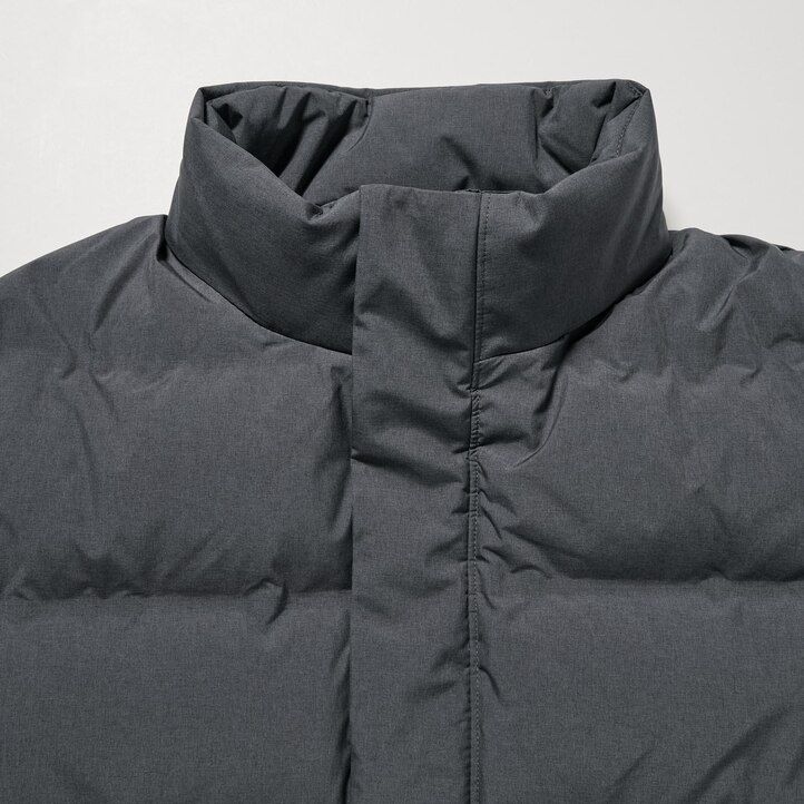 Grey Uniqlo Seamless Down Coat | NXMEC-7126