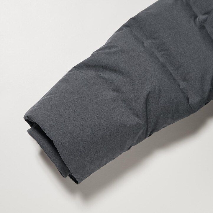 Grey Uniqlo Seamless Down Coat | NXMEC-7126