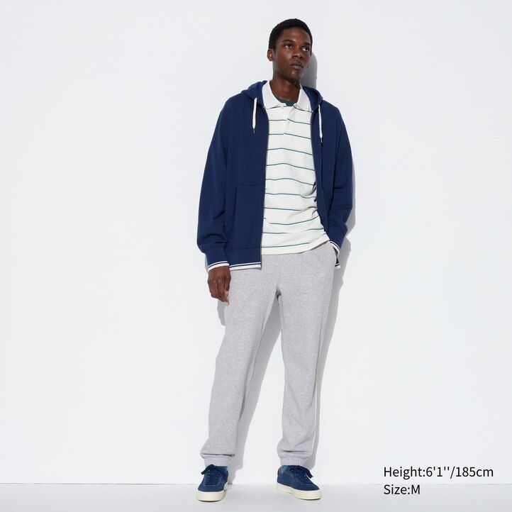 Grey Uniqlo Side Stripe Joggers Long | GTOLK-9026