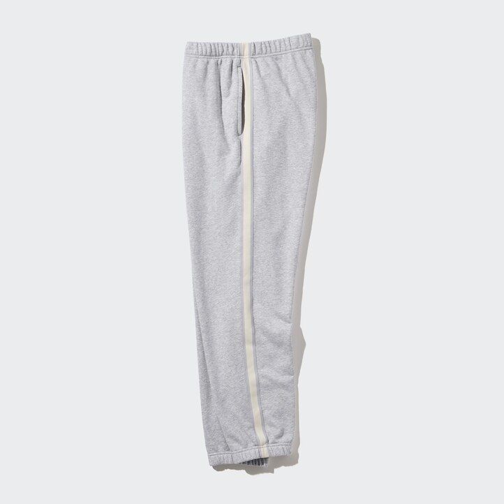 Grey Uniqlo Side Stripe Joggers Long | GTOLK-9026