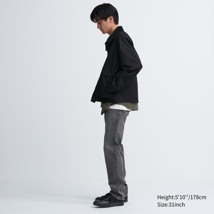 Grey Uniqlo Slim Fit Jeans | DGBPW-1594