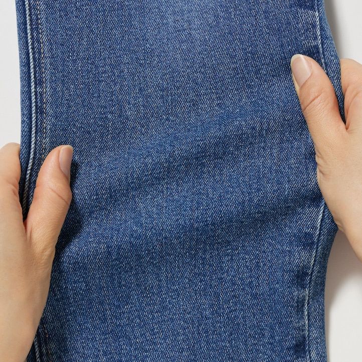 Grey Uniqlo Slim Fit Straight Leg Jeans | VFTAS-9523