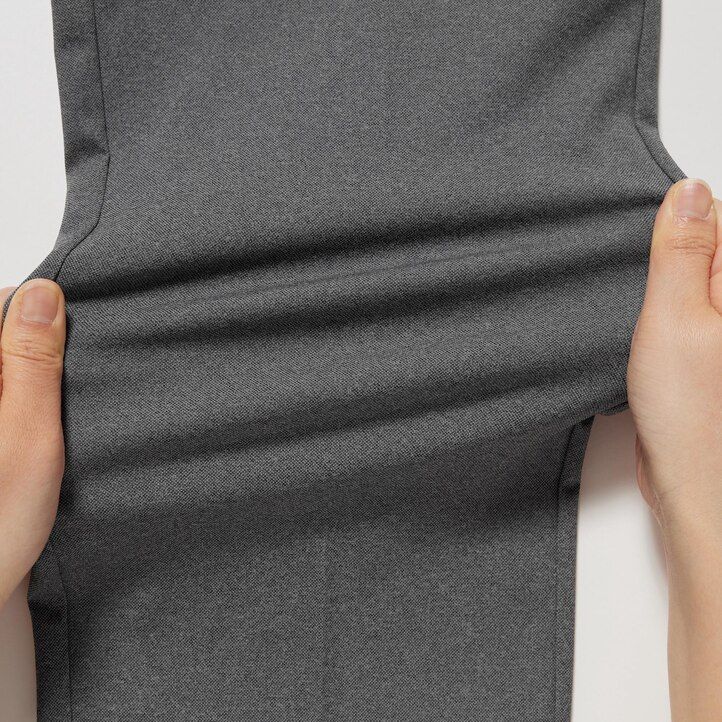 Grey Uniqlo Smart Ultra Stretch Ankle Length Trousers Long | XKYWA-7498