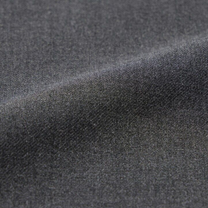 Grey Uniqlo Smart Wool Like Ankle Length Trousers Long | GUORD-7342