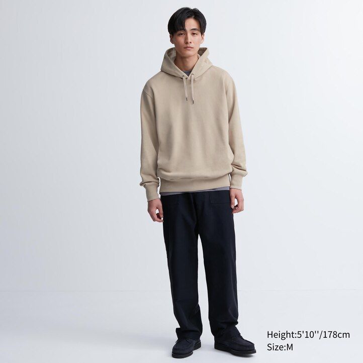 Grey Uniqlo Sweat Pullover Hoodie | NXFDL-5846