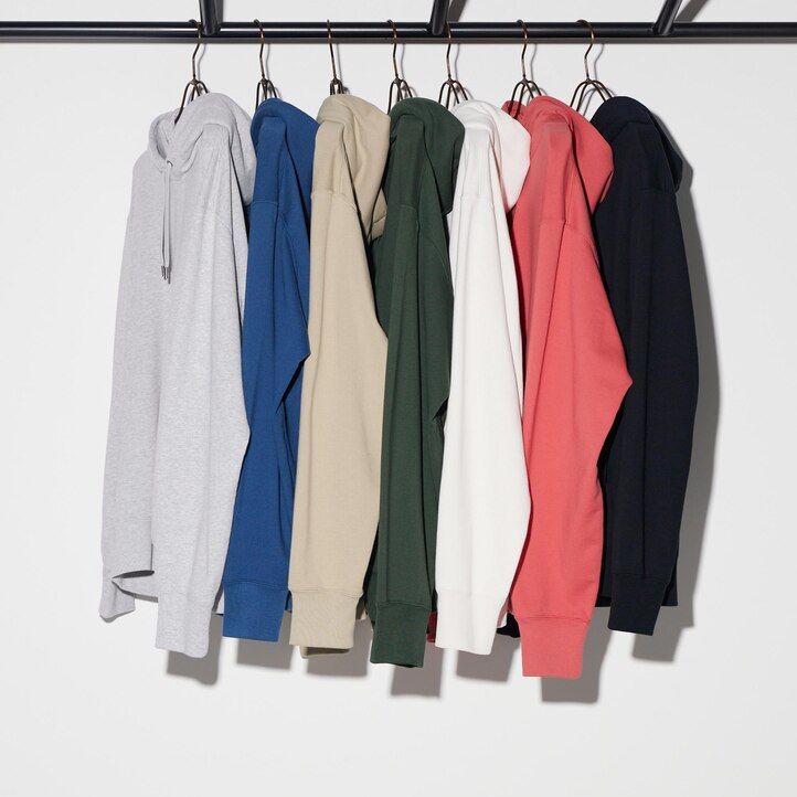 Grey Uniqlo Sweat Pullover Hoodie | NXFDL-5846
