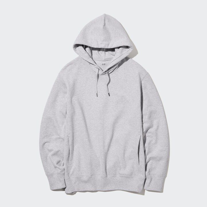 Grey Uniqlo Sweat Pullover Hoodie | NXFDL-5846