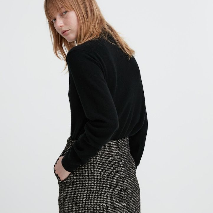 Grey Uniqlo Tweed Mini Skirt | SCBJQ-2178
