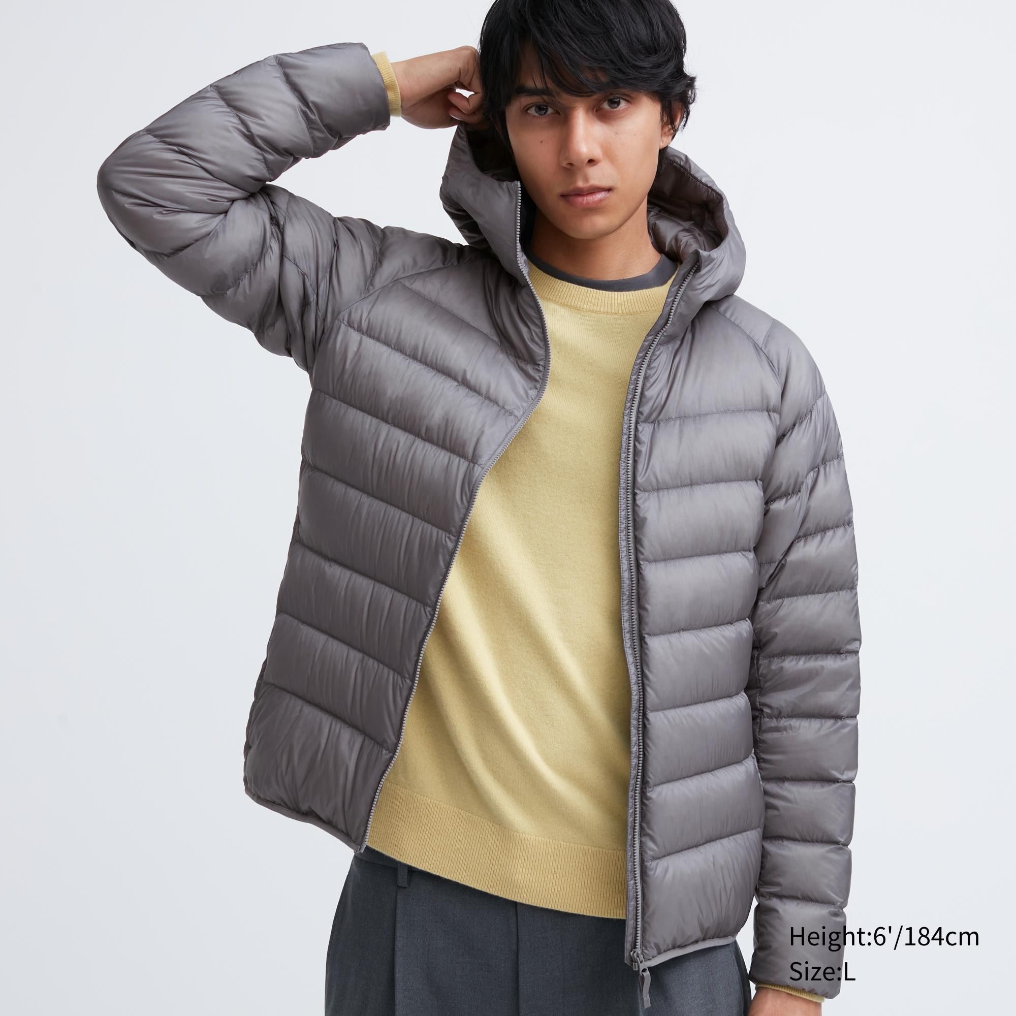 Grey Uniqlo Ultra Light Down Parka | PLFZT-9152