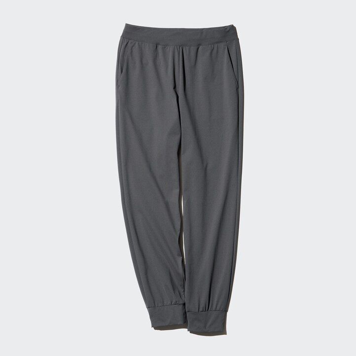 Grey Uniqlo Ultra Stretch Airism Joggers | NFJRW-7891
