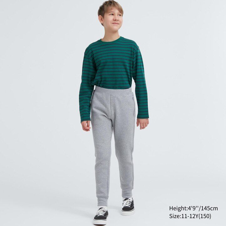 Grey Uniqlo Ultra Stretch Dry Soft Joggers | HBURF-3601