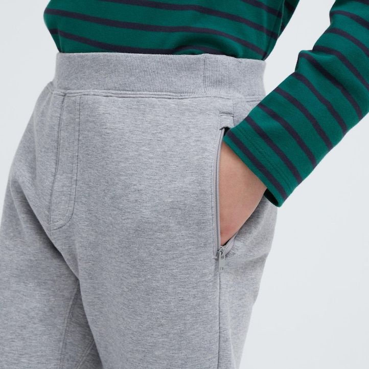 Grey Uniqlo Ultra Stretch Dry Soft Joggers | HBURF-3601