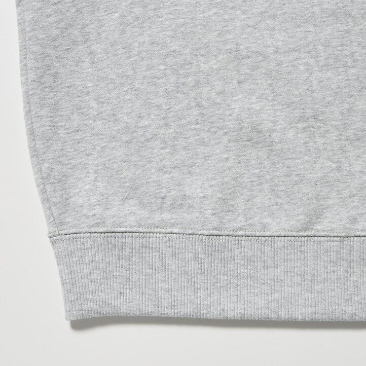 Grey Uniqlo Ultra Stretch Graphic Sweatshirt | MCOYD-9510