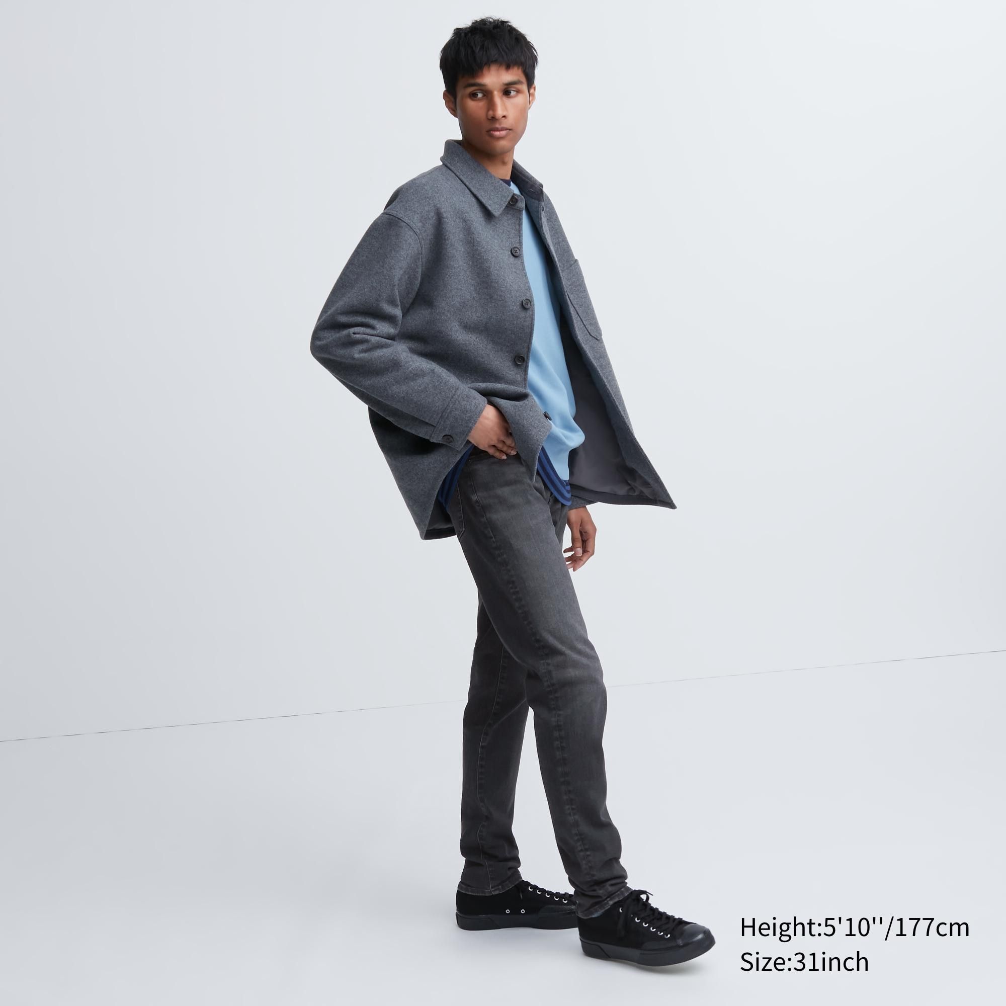 Grey Uniqlo Ultra Stretch Skinny Fit Jeans | NAHBO-2703
