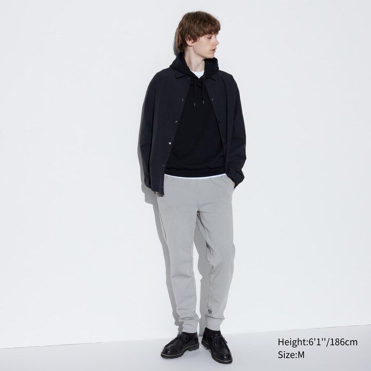 Light Grey Uniqlo Dry Stretch Joggers Long | YAZHJ-8531