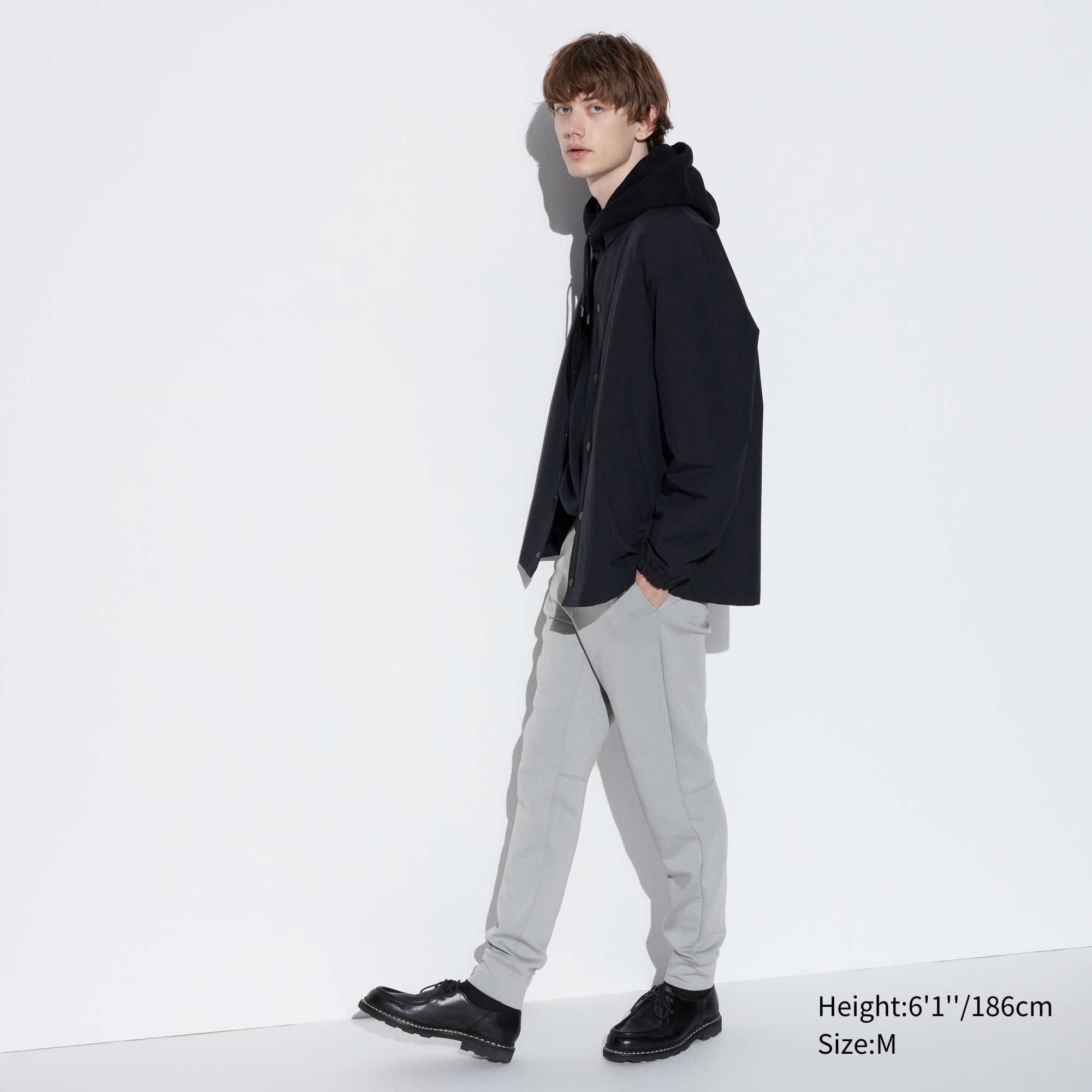 Light Grey Uniqlo Dry Stretch Joggers Long | YAZHJ-8531