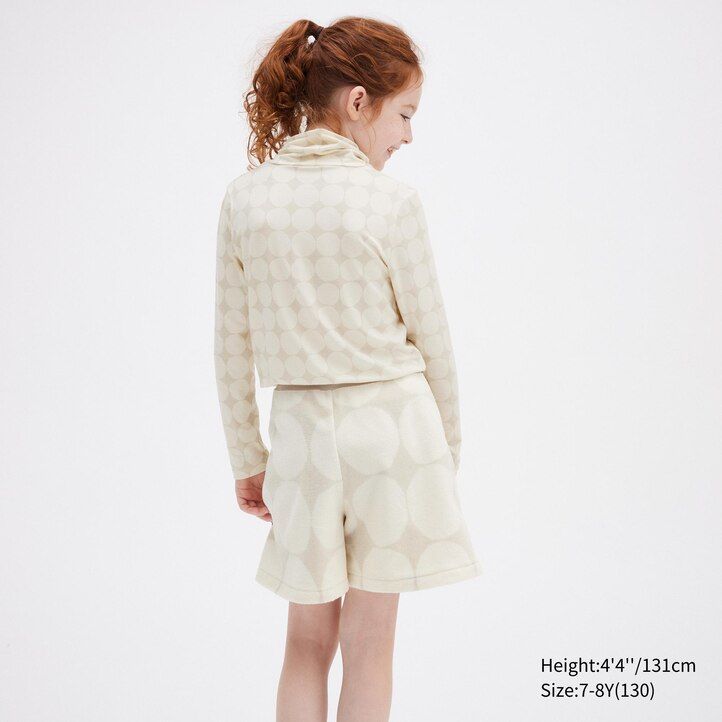 Light Grey Uniqlo Girls Fleece Mini Skort | TSDAI-3759