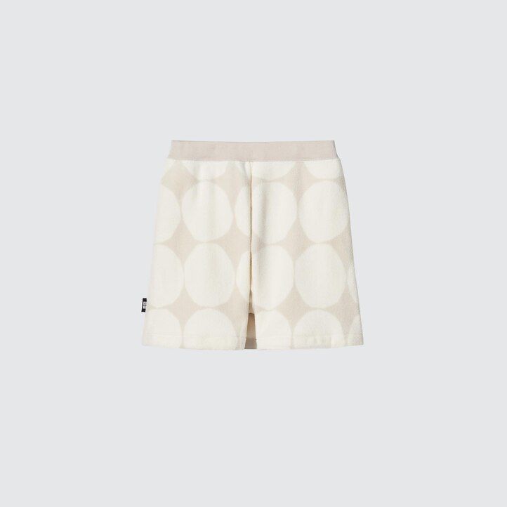 Light Grey Uniqlo Girls Fleece Mini Skort | TSDAI-3759