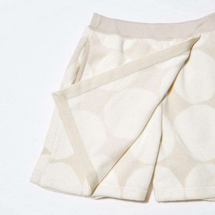 Light Grey Uniqlo Girls Fleece Mini Skort | TSDAI-3759