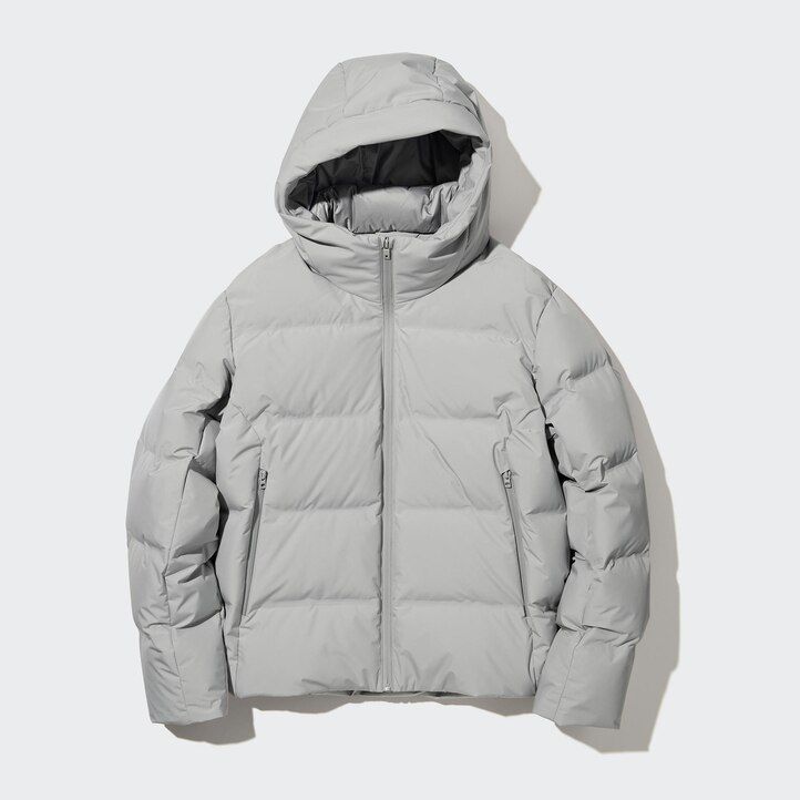 Light Grey Uniqlo Seamless Down 3d Cut Parka | YFICE-8709