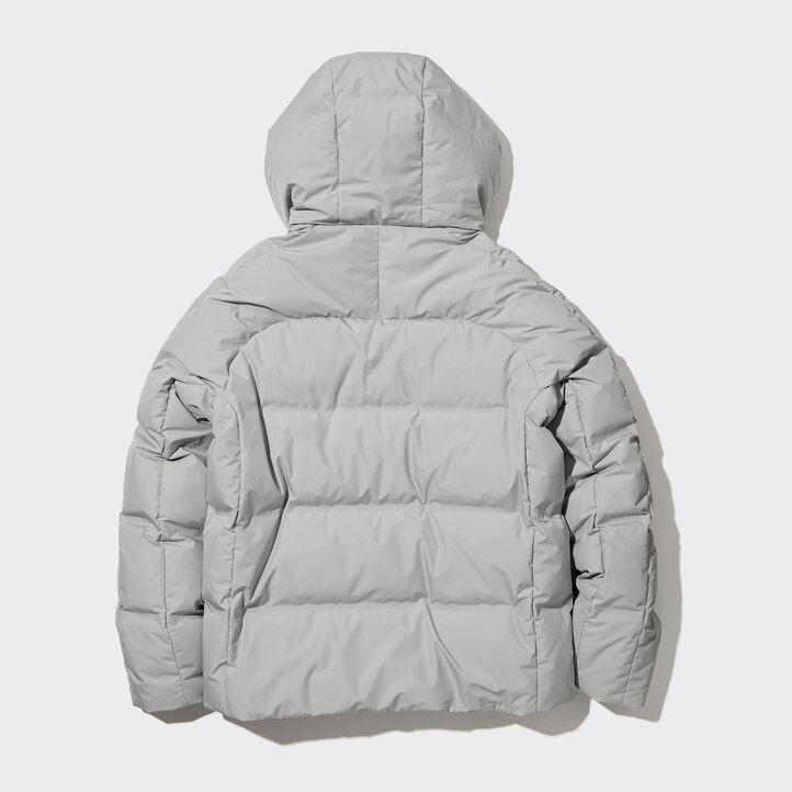 Light Grey Uniqlo Seamless Down 3d Cut Parka | YFICE-8709