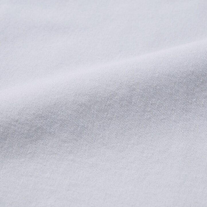 Light Grey Uniqlo Soft Brushed Long Sleeved Shirt | HRBJT-0481