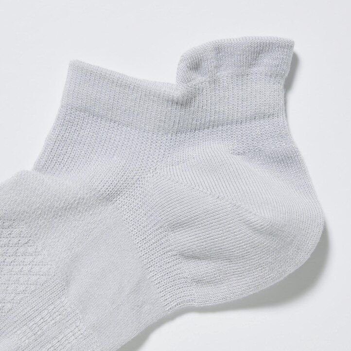 Light Grey Uniqlo Sports Short Socks Three Pairs | HUDCY-9132
