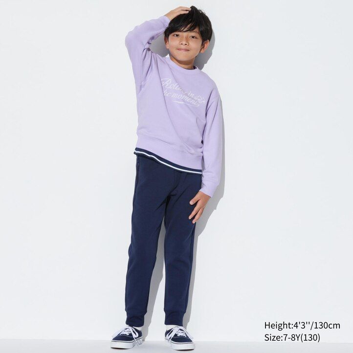 Light Purple Uniqlo Ultra Stretch Graphic Sweatshirt | GNTZF-7689