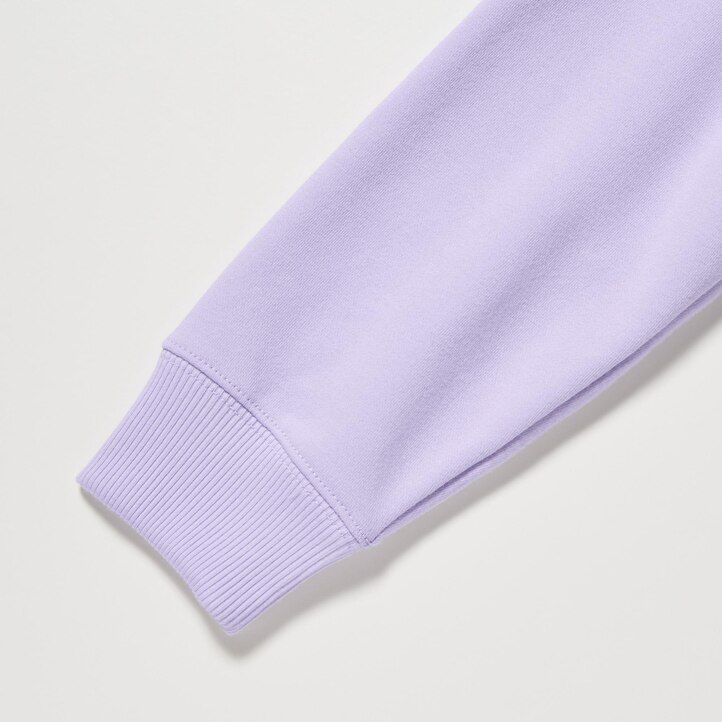 Light Purple Uniqlo Ultra Stretch Graphic Sweatshirt | GNTZF-7689