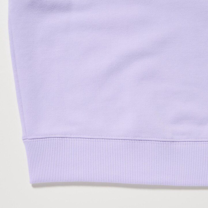 Light Purple Uniqlo Ultra Stretch Graphic Sweatshirt | GNTZF-7689