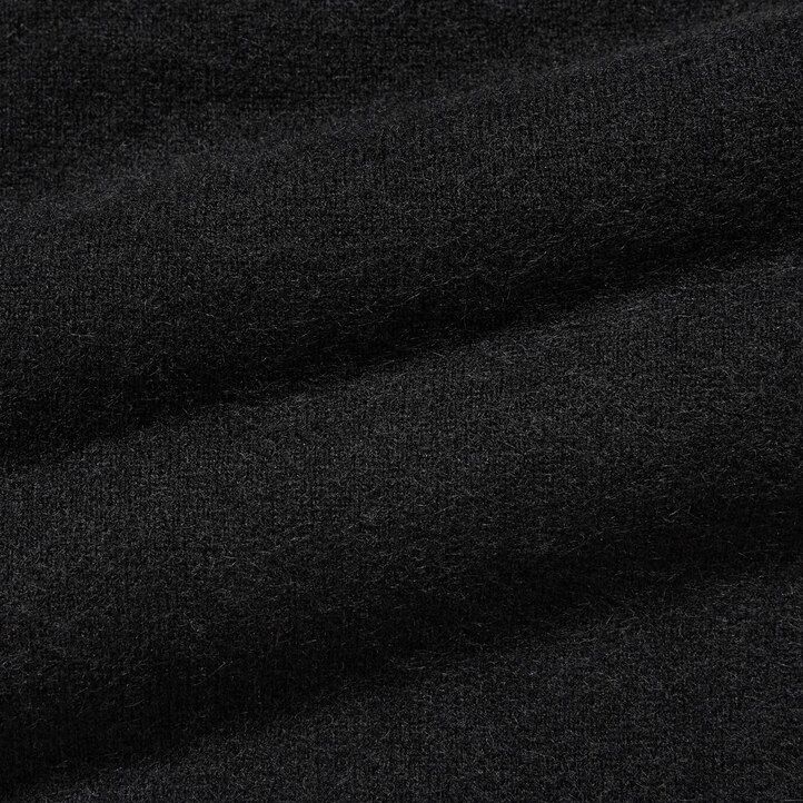 Navy Uniqlo 100pct Cashmere V Neck Jumper | MHRQC-6047