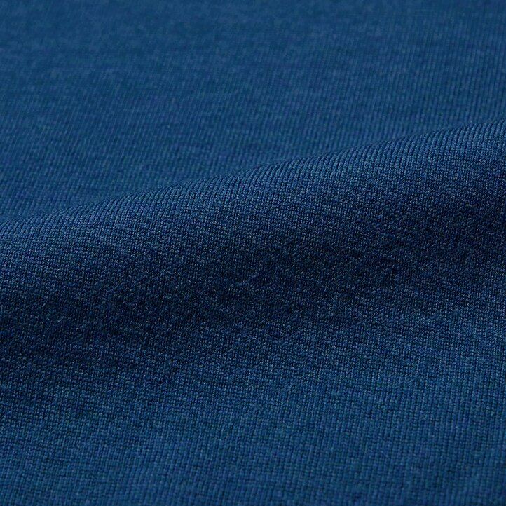 Navy Uniqlo 100pct Extra Fine Merino Half Zipped Jumper | QKPJM-6397