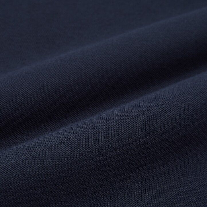 Navy Uniqlo Airism Pique Polo Shirt 2021 Season | NUHCR-4986