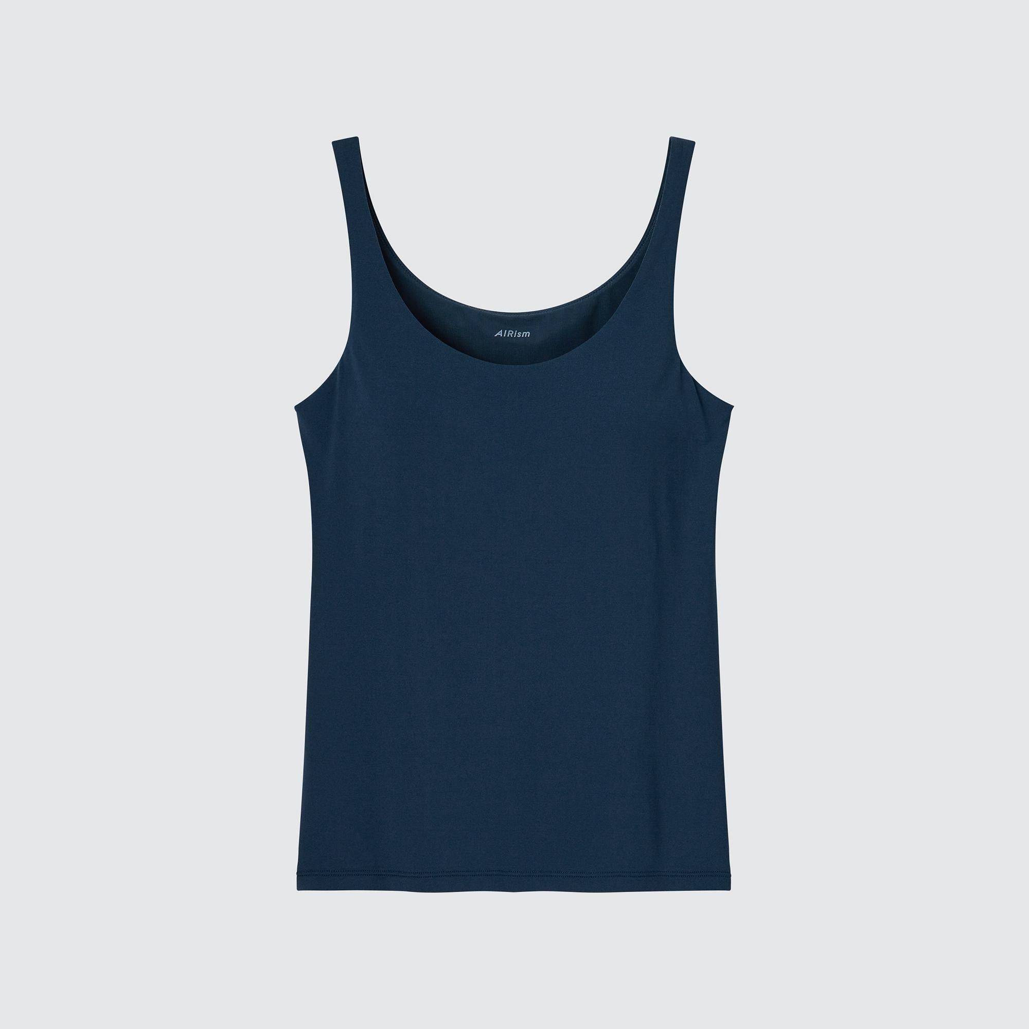 Navy Uniqlo Airism Sleeveless Bra Top | EWLMN-1526