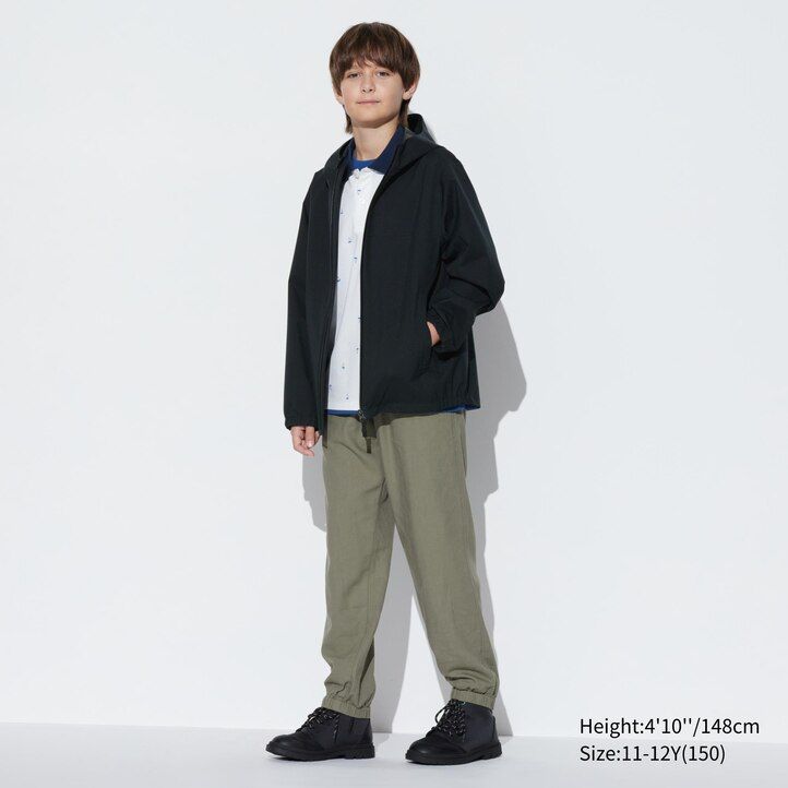 Navy Uniqlo Blocktech Parka | AGNHZ-3048