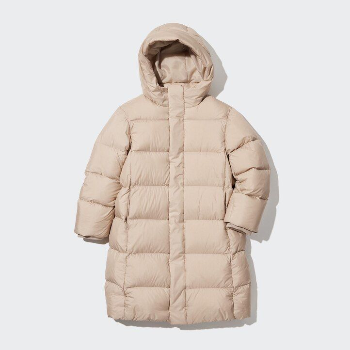 Navy Uniqlo Down Coat Water Repellent | KHLUS-5286