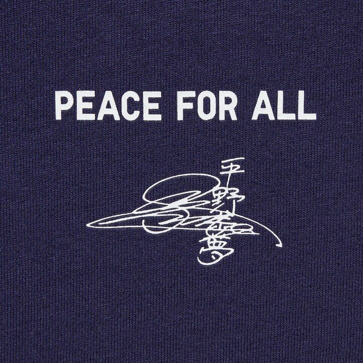Navy Uniqlo Peace For All Graphic T-Shirt Ayumu Hirano | HIFZV-8275