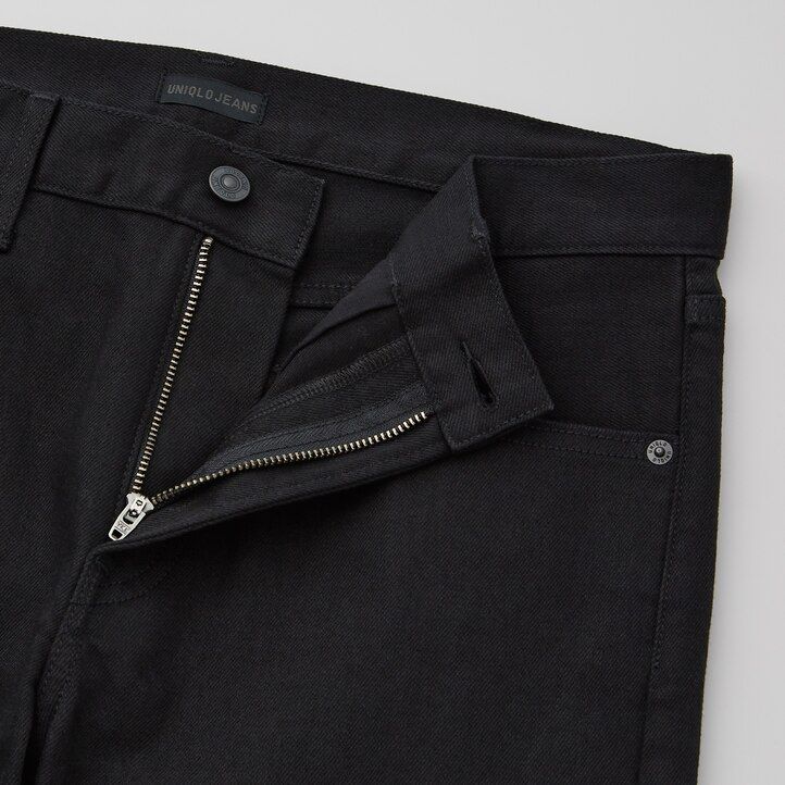 Navy Uniqlo Selvedge Stretch Slim Fit Jeans 2021 Season | KYNVA-3549