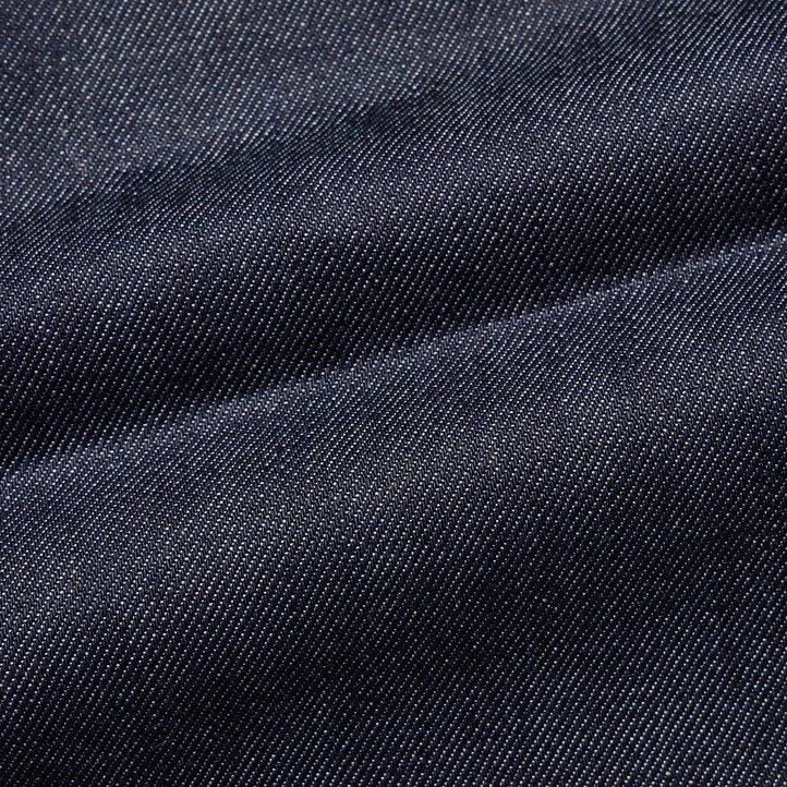 Navy Uniqlo Selvedge Stretch Slim Fit Jeans | YBEVD-0872