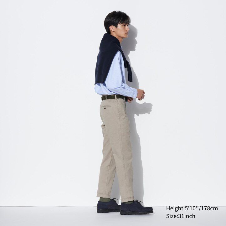 Navy Uniqlo Slim Fit Chinos | KMCSZ-9857