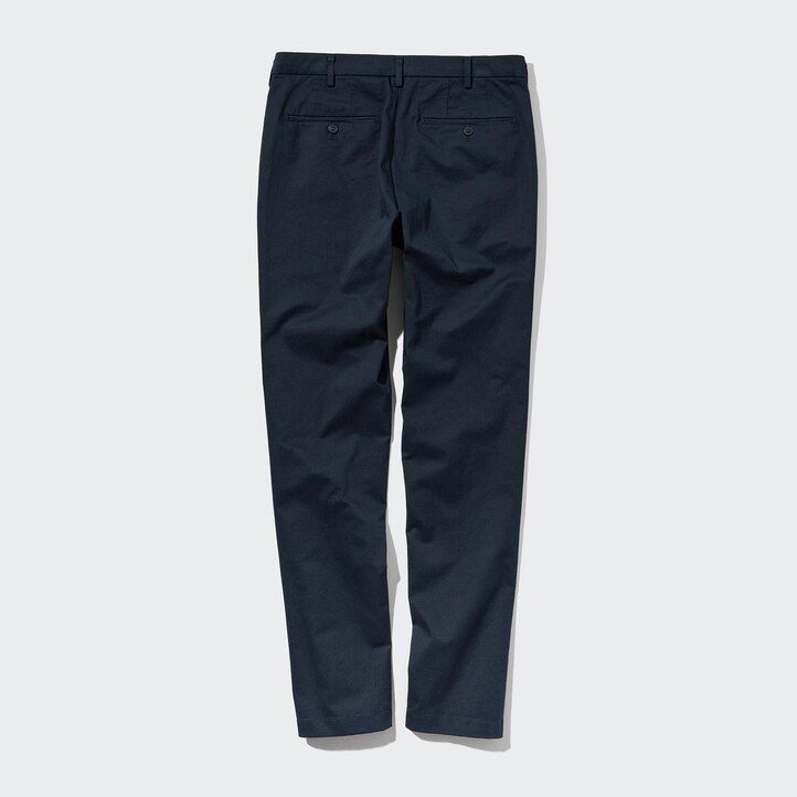 Navy Uniqlo Slim Fit Chinos | KMCSZ-9857