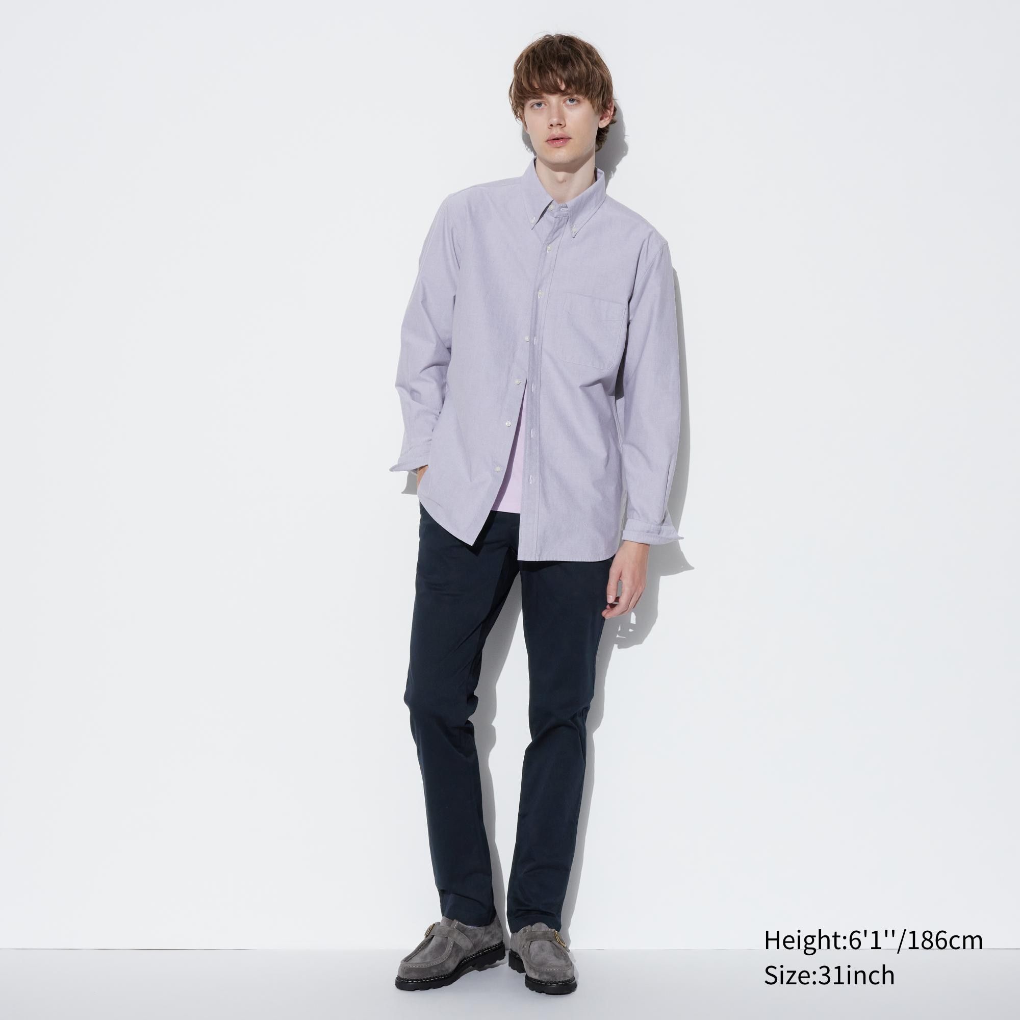 Navy Uniqlo Slim Fit Chinos | KMCSZ-9857