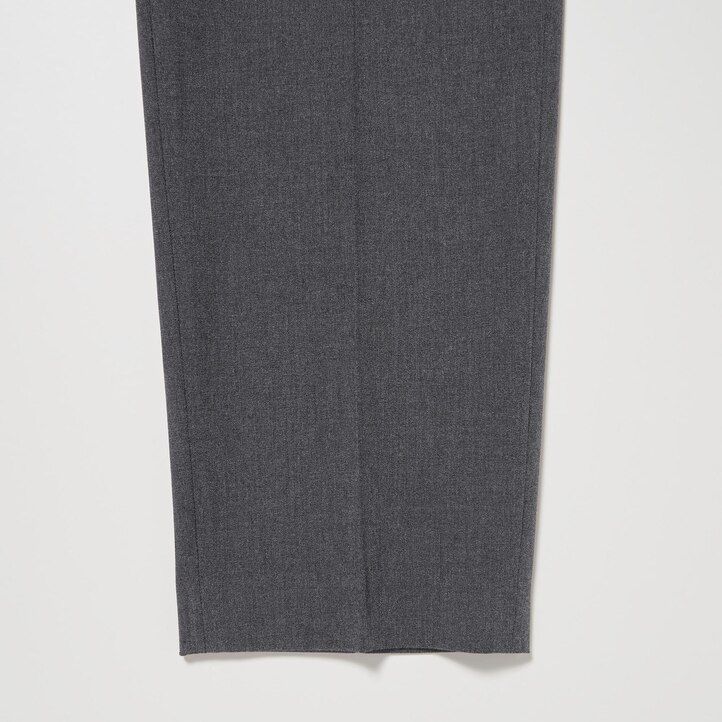 Navy Uniqlo Smart Ankle Length Trousers | SZDTL-7309